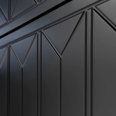 Okume-puu maalattuna haluttuun väriin — yksilölliset kuvioinnit — JK-Ovet